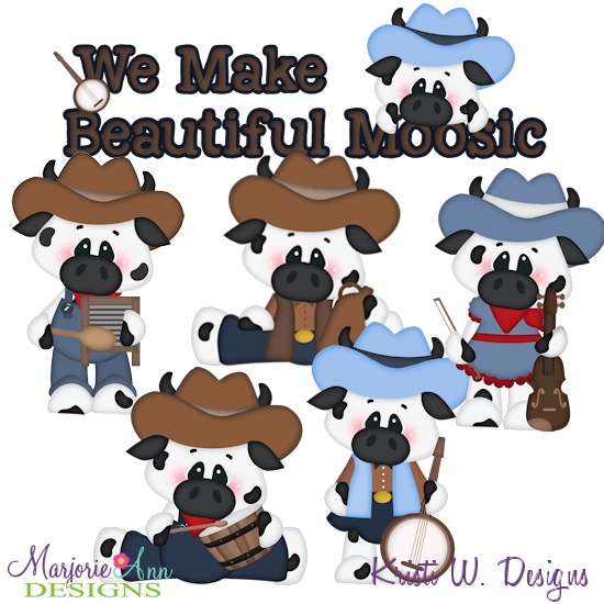 We Make Beautiful Moosic SVG Cutting Files Includes Clipart - Click Image to Close